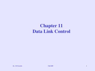 Chapter 11 Data Link Control