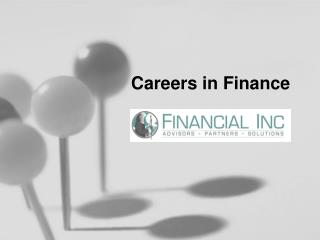 Careers in Finance