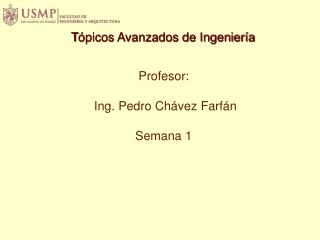 T ópicos Avanzados de Ingeniería