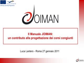 Il Manuale JOIMAN: un contributo alla progettazione dei corsi congiunti