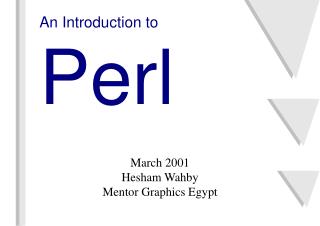 An Introduction to Perl