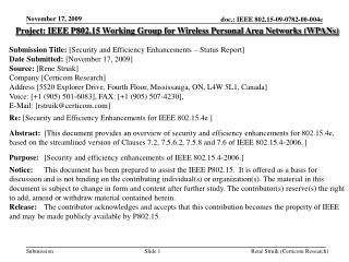 Project: IEEE P802.15 Working Group for Wireless Personal Area Networks (WPANs)