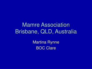 Mamre Association Brisbane, QLD, Australia