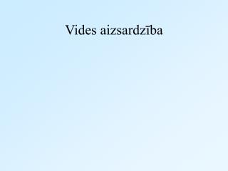 Vides aizsardzība