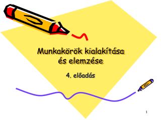 Munkakörök kialakítása és elemzése