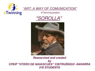 “ART: A WAY OF COMUNICATION” eTwinning project