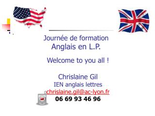 Journée de formation Anglais en L.P.