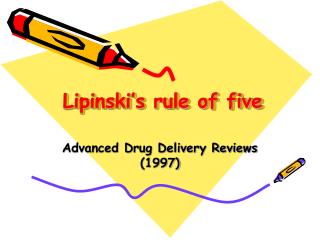 Lipinski’s rule of five