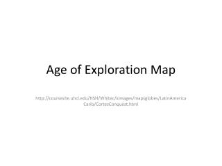 Age of Exploration Map
