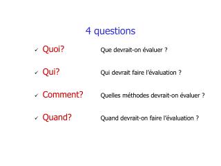 4 questions