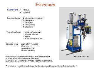 Svarové spoje