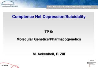 TP 5: Molecular Genetics/Pharmacogenetics