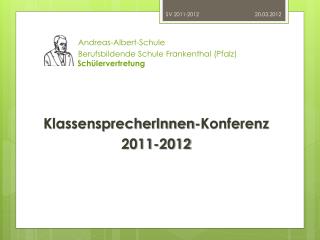 Andreas-Albert-Schule 	 Berufsbildende Schule Frankenthal (Pfalz) Schülervertretung