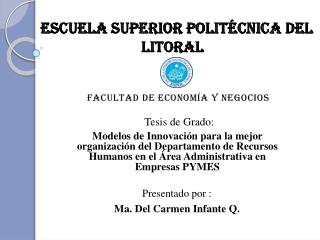 Escuela Superior Politécnica del Litoral