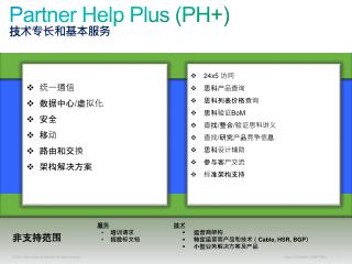 Partner Help Plus (PH+) 技术专长和基本服务