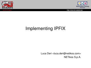 Implementing IPFIX