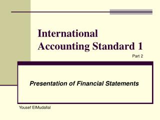 International Accounting Standard 1