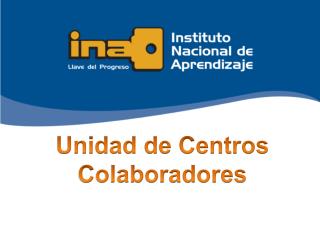 Unidad de Centros Colaboradores