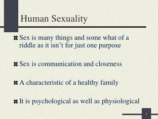 Human Sexuality