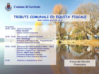 TRIBUTI COMUNALI ED EQUITA’ FISCALE comune.gavirate.va.it