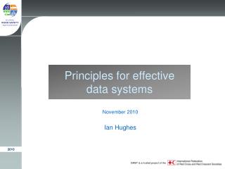 Principles for effective data systems