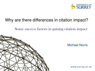 Why are there differences in citation impact?
