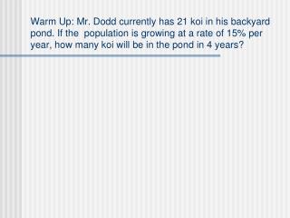 8.2 Exponential Decay