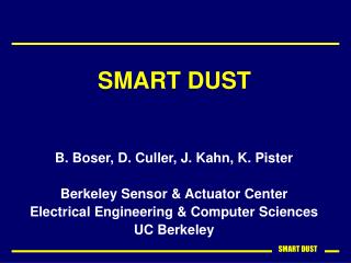 SMART DUST