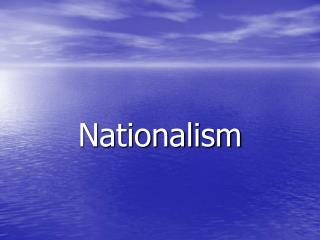 Nationalism