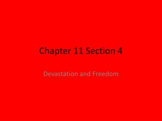 Chapter 11 Section 4