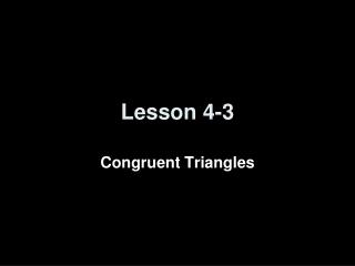 Lesson 4-3