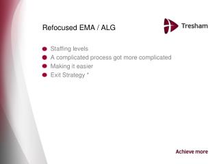 Refocused EMA / ALG