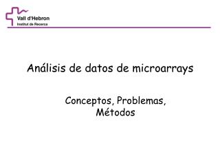 Análisis de datos de microarrays