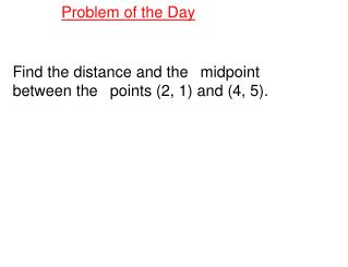 Problem of the Day