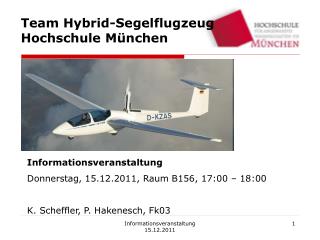 Team Hybrid-Segelflugzeug Hochschule München