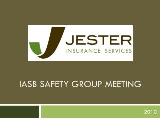 IASB Safety Group meeting