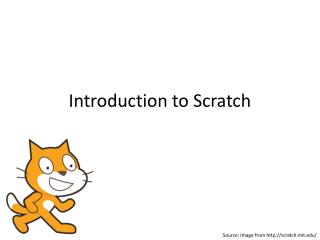 Introduction to Scratch