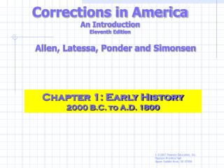 Corrections in America An Introduction Eleventh Edition