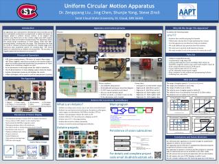 Uniform Circular Motion Apparatus