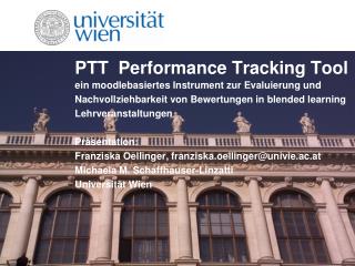 PTT Performance Tracking Tool