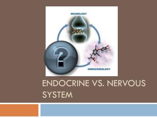 Endocrine vs. Nervous System