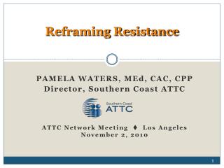Reframing Resistance
