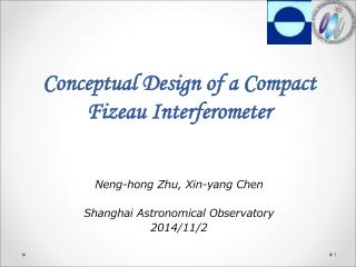 Conceptual Design of a Compact Fizeau Interferometer