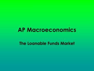 AP Macroeconomics