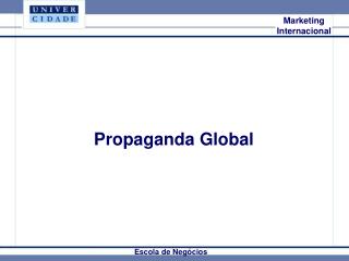 Mkt Internacional