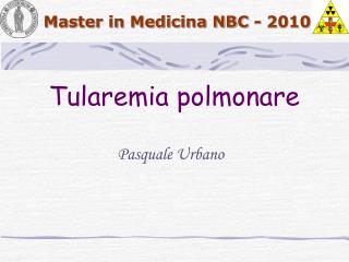 Tularemia polmonare