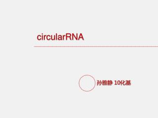 circularRNA