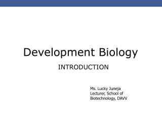 Development Biology