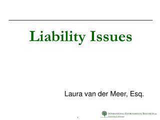 Liability Issues