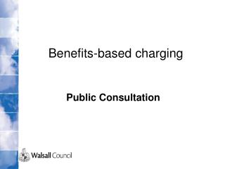 Benefits-based charging